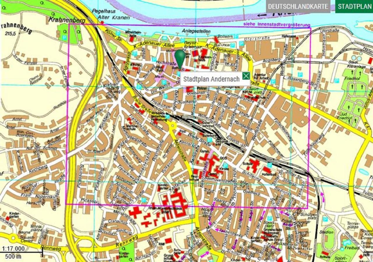 Ferienwohnung Im Rosental Андернах Екстериор снимка